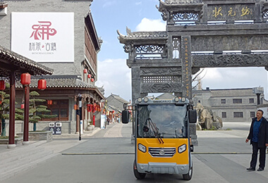 江苏栟茶古镇文化旅游发展有限公司四轮八桶车MN-H82案例
